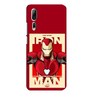 Чехол Супергерой Железный человек на ZTE Axon 10 Pro (Iron man)