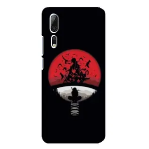 Чохли з принтом Ітачі Учіха на ZTE Axon 10 Pro (Ітачі на чорному)