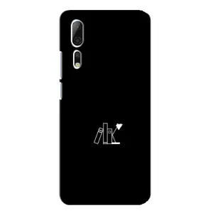 Чехол с картинками на черном фоне для ZTE Axon 10 Pro (Книжки)