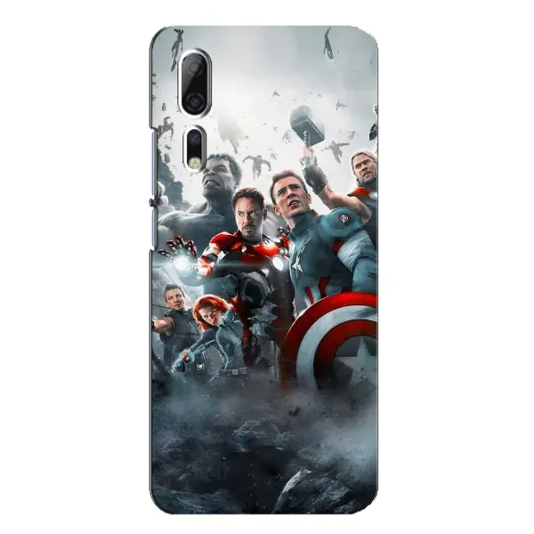 Чехол с рисунком «Команда марвел» для ZTE Axon 10 Pro Чехол с рисунком «Команда марвел» для ZTE Axon 10 Pro