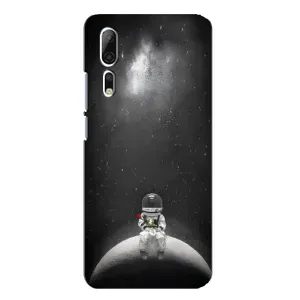 Силіконовый Чохол з принтом "Космонавти" на ZTE Axon 10 Pro (Космонавт романтик)
