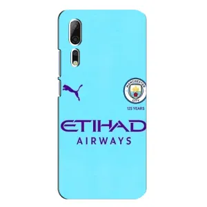 Силиконовые Чехлы принт Футбол на ZTE Axon 10 Pro (Man City)
