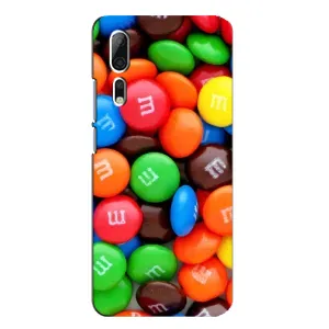 Чохол з зображенням смачної їжі для ZTE Axon 10 Pro (Різнокольорові M&M'S)