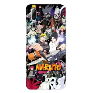 Купить Чехлы на телефон с принтом Anime для ZTE Axon 10 Pro (Наруто постер)