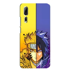 Купить Чехлы на телефон с принтом Anime для ZTE Axon 10 Pro (Naruto Vs Sasuke)