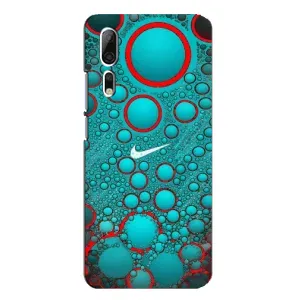 Силиконовый Чехол на ZTE Axon 10 Pro с картинкой Nike (Найк зеленый)
