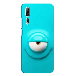 Силиконовые Чехлы (смешные стикеры) для ZTE Axon 10 Pro (Одноглазик)