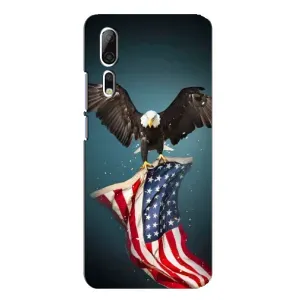 Чохол Прапор USA для ZTE Axon 10 Pro (Орел і прапор)