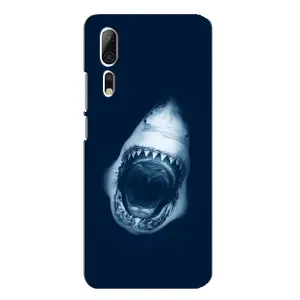 Силиконовый бампер с картинкой животных для ZTE Axon 10 Pro (Пасть Акулы)