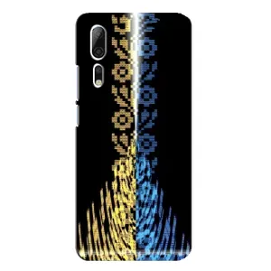Силиконовый Чехол на ZTE Axon 10 Pro (Патриотическая вышиванка)