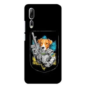 Чехол с принтом для ZTE Axon 10 Pro (Патрон Воин)