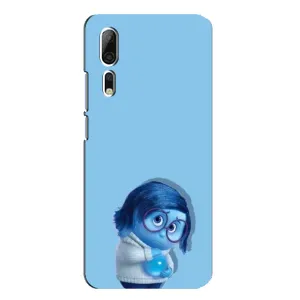 Чехол Головоломка для ZTE Axon 10 Pro - (AlphaPrint) (Печаль)
