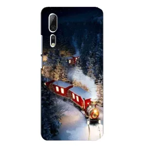 Силіконовий бампер на різдво для ZTE Axon 10 Pro (Потяг)