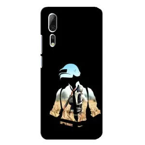 Силиконовый чехол с картинкой "Герой Pubg" на ZTE Axon 10 Pro (Пубг мен)