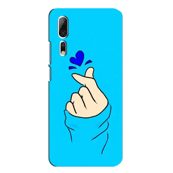 Чехол с рисунком «Сердце на синем» для ZTE Axon 10 Pro Чехол с рисунком «Сердце на синем» для ZTE Axon 10 Pro