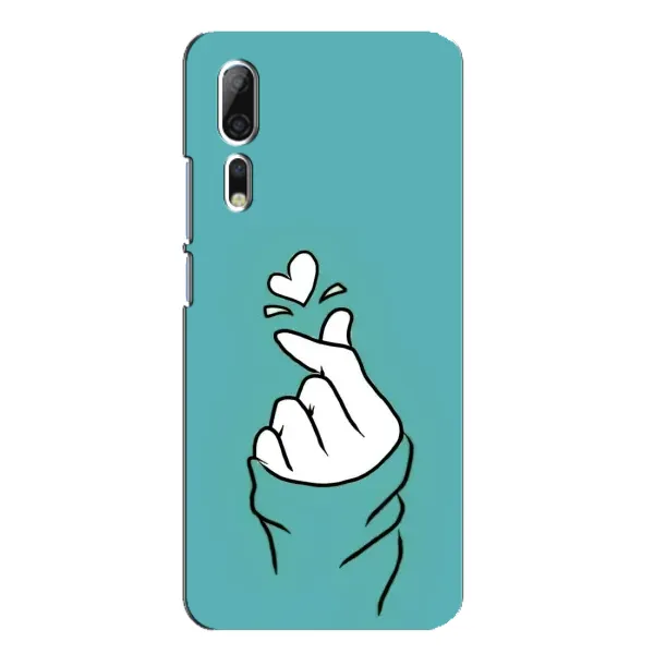 Чехол с рисунком «Сердечко на бирюзовом» для ZTE Axon 10 Pro Чехол с рисунком «Сердечко на бирюзовом» для ZTE Axon 10 Pro