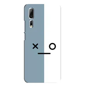 Силиконовые Чехлы (смешные стикеры) для ZTE Axon 10 Pro (Серо-белый)