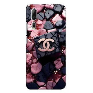 Чехол (Dior, Prada, YSL, Chanel) для ZTE Axon 10 Pro (Шанель)