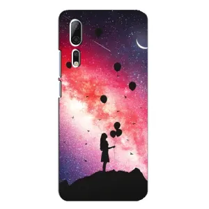 Силиконовые Чехлы Любимому человеку для ZTE Axon 10 Pro (Шарики в небе)
