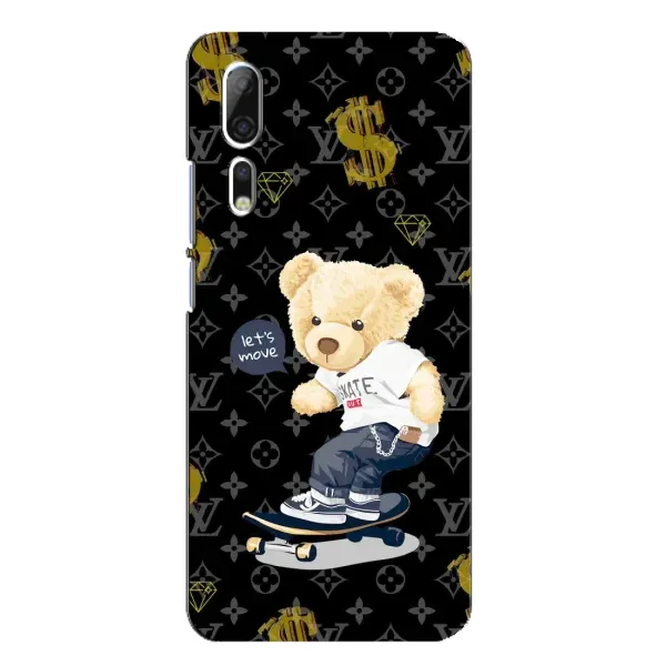 Чехол с рисунком «Скейтер Тедди» для ZTE Axon 10 Pro Чехол с рисунком «Скейтер Тедди» для ZTE Axon 10 Pro