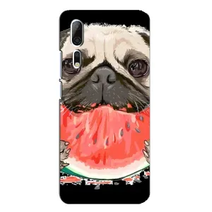 Чохол (ТПУ) Милі песики для ZTE Axon 10 Pro (Смішний Мопс)