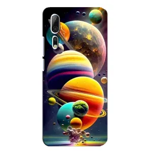 Чохол (ТПУ) з планетами на ZTE Axon 10 Pro (Сонячна система)