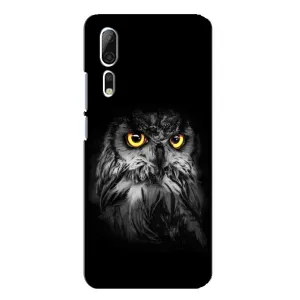 Чохли з принтом СОВИ для ZTE Axon 10 Pro (Сова на чорному)