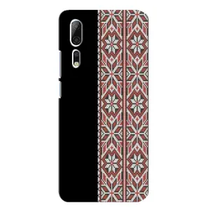 Силиконовый Чехол на ZTE Axon 10 Pro с картинкой Вышиванки (Стильная вишиванка)