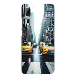 Силиконовый бампер (Работники) на ZTE Axon 10 Pro (Такси)
