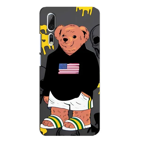Чехол с рисунком «Teddy USA» для ZTE Axon 10 Pro Чехол с рисунком «Teddy USA» для ZTE Axon 10 Pro