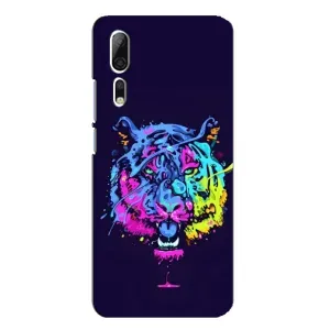 Силіконовий бампер з картинкою звірів для ZTE Axon 10 Pro (Тигр-Арт)