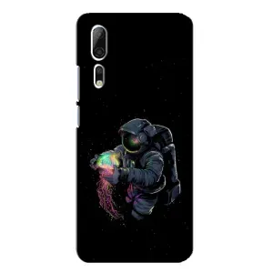 Силиконовый Чехол с принтом "Космонавты" на ZTE Axon 10 Pro (В руках земля)
