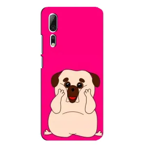 Чехол (ТПУ) Милые собачки для ZTE Axon 10 Pro (Веселый Мопсик)