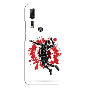 Чохли з прінтом Спортивна тематика для ZTE Axon 10 Pro (Волейболіст)