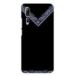 Силиконовый Чехол на ZTE Axon 10 Pro (Воротник вышиванки)
