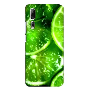Чохол з зображенням смачної їжі для ZTE Axon 10 Pro (Яскравий Лайм)