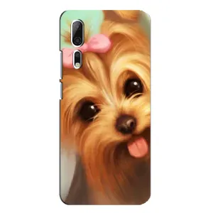 Чехол (ТПУ) Милые собачки для ZTE Axon 10 Pro (Йоршенский терьер)