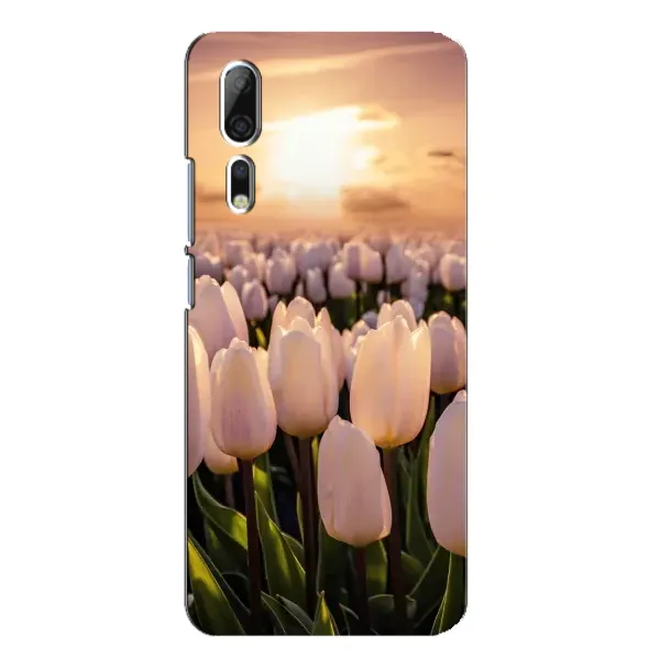 Чехол с рисунком «Закат с цветами» для ZTE Axon 10 Pro Чехол с рисунком «Закат с цветами» для ZTE Axon 10 Pro
