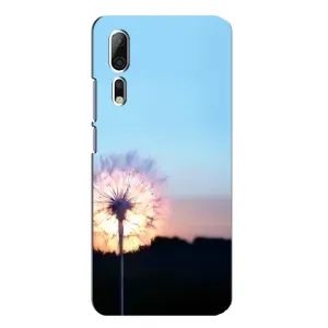 Силіконовий Чохол з кульбабками на ZTE Axon 10 Pro (Захід з кульбабкою)
