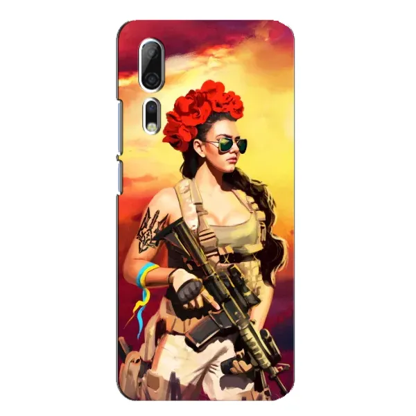 Чехол с рисунком «Женщина солдат» для ZTE Axon 10 Pro Чехол с рисунком «Женщина солдат» для ZTE Axon 10 Pro