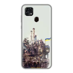 Чехлы на военную тематику для ZTE Blade 20 Smart (Азовсталь)
