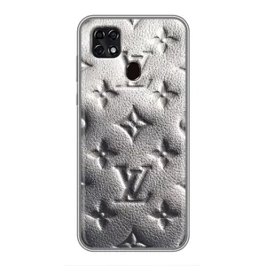 Текстурный Чехол Louis Vuitton для ЗТЕ Блейд 20 Смарт (Бежевый ЛВ)