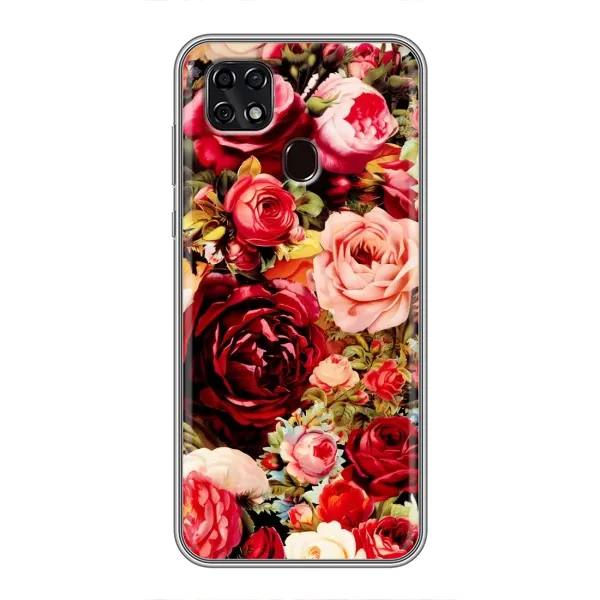 Чехол с рисунком «Букет цветов» для ZTE Blade 20 Smart Чехол с рисунком «Букет цветов» для ZTE Blade 20 Smart