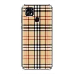 Чехол с Брендами одежды на ЗТЕ Блейд 20 Смарт (Burberry стиль)