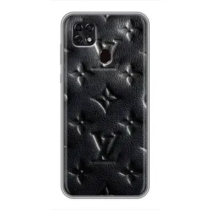 Текстурный Чехол Louis Vuitton для ЗТЕ Блейд 20 Смарт (Черный ЛВ)