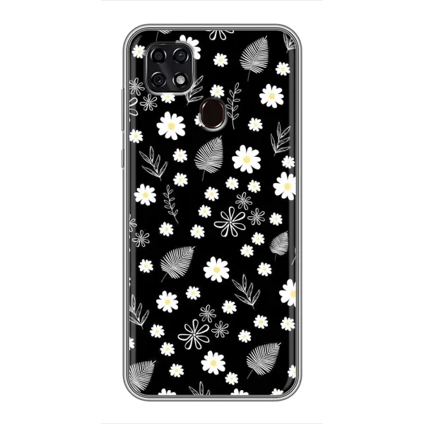 Чехол с рисунком «цветение на чорном» для ZTE Blade 20 Smart Чехол с рисунком «цветение на чорном» для ZTE Blade 20 Smart