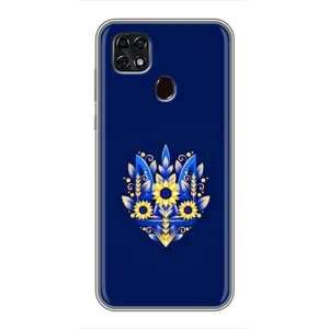 Чехол Укр Символика для ZTE Blade 20 Smart (Цветущий Герб)