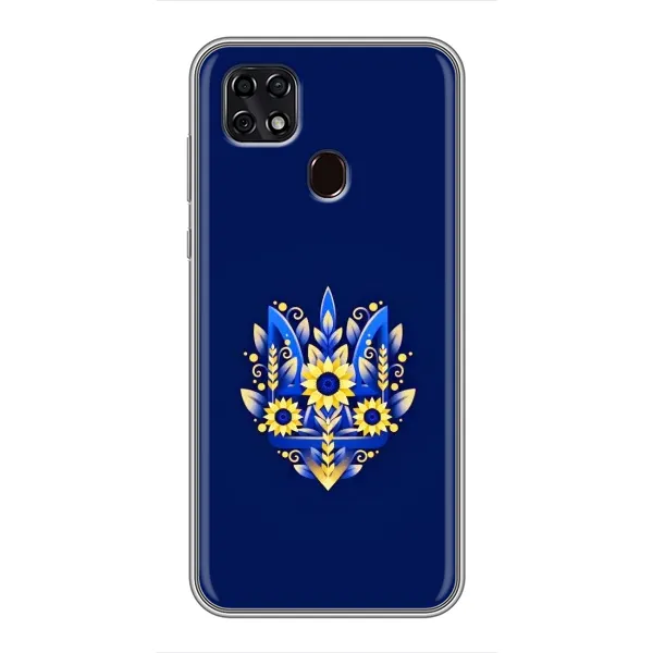 Чехол с рисунком «Цветущий Герб» для ZTE Blade 20 Smart