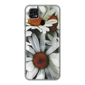Чехол с ромашками на ZTE Blade 20 Smart