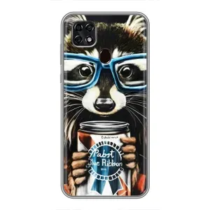 Силіконовий Чохол з Энотами на ZTE Blade 20 Smart (Єнот в окулярах)